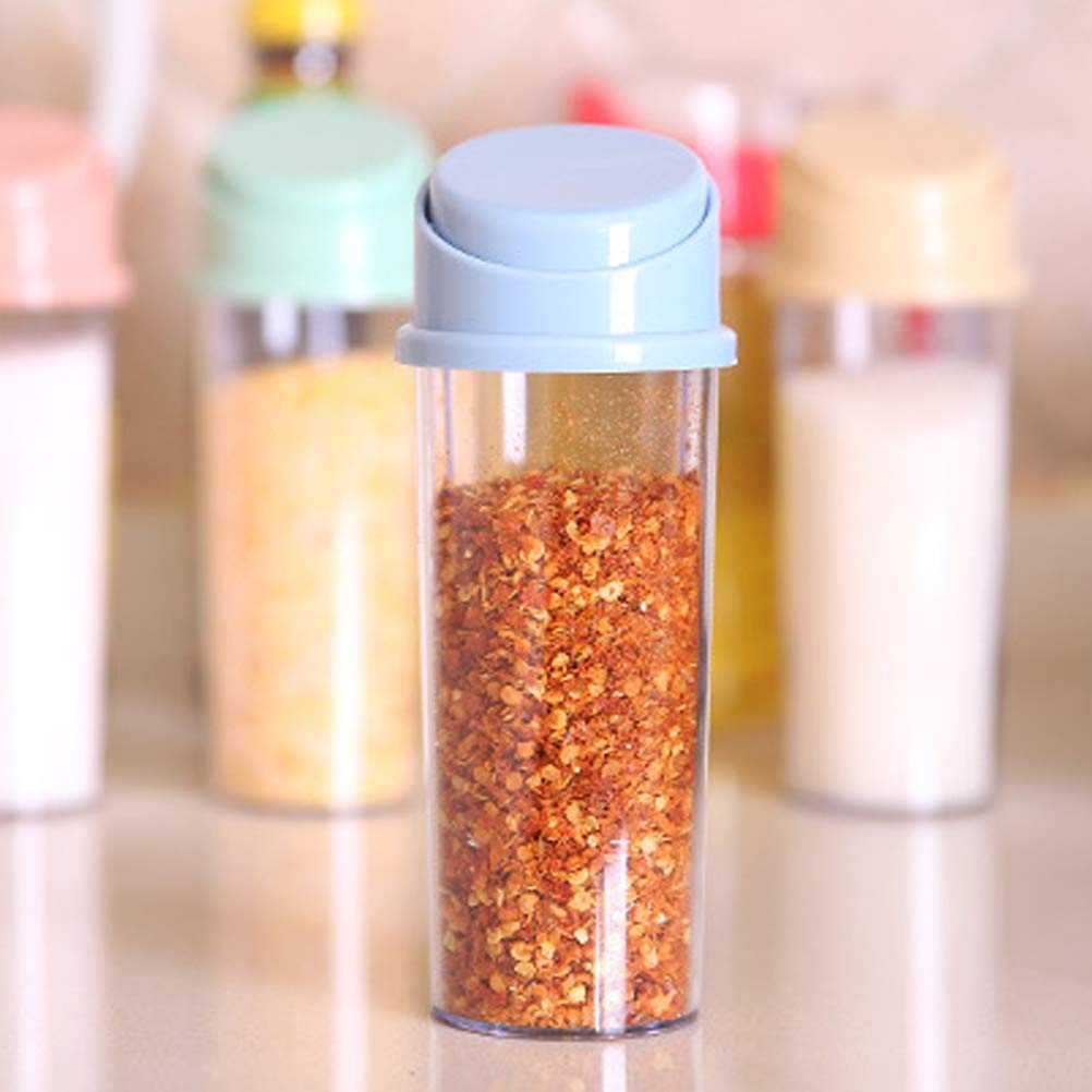 Amazon.co.jp: ふた付きプラスチック塩コショウ入れ、調理用